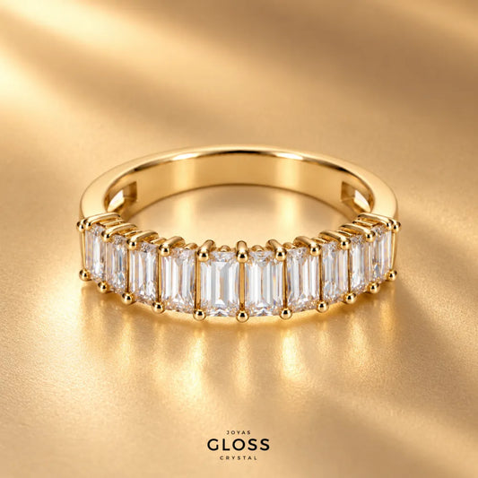 Anillo Solar Baño de Oro 18k