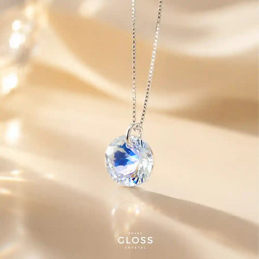 Collar Punto Luz Plata Shimmer