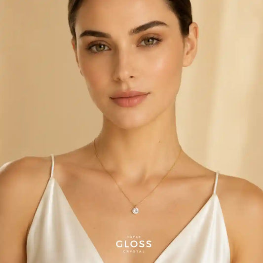 Collar Punto Luz Oro Shimmer