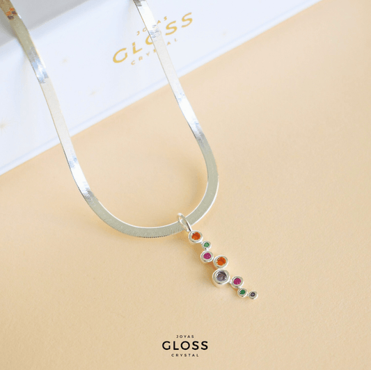 Collar Amatista Plata - Joyas Gloss Crystal