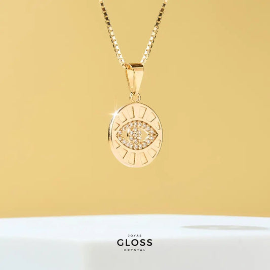Collar Astra enchape de Oro 18k - Joyas Gloss Crystal