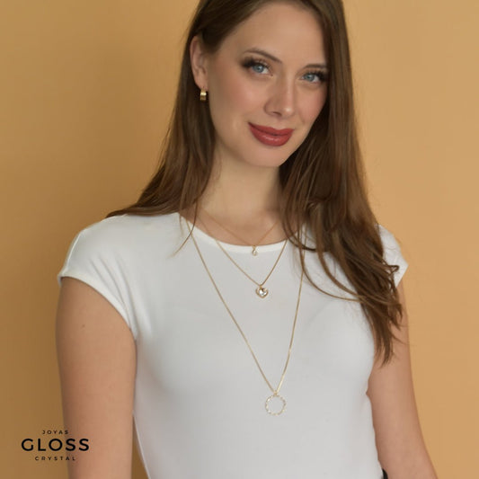 Collar Bella Oro - Joyas Gloss Crystal