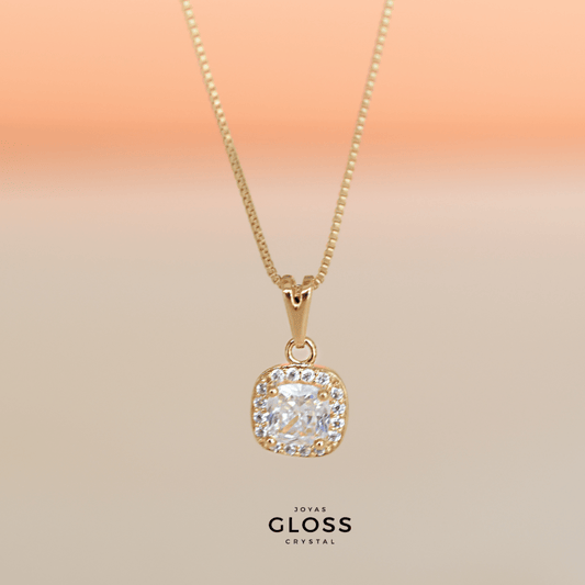 Collar Reina Oro - Joyas Gloss Crystal