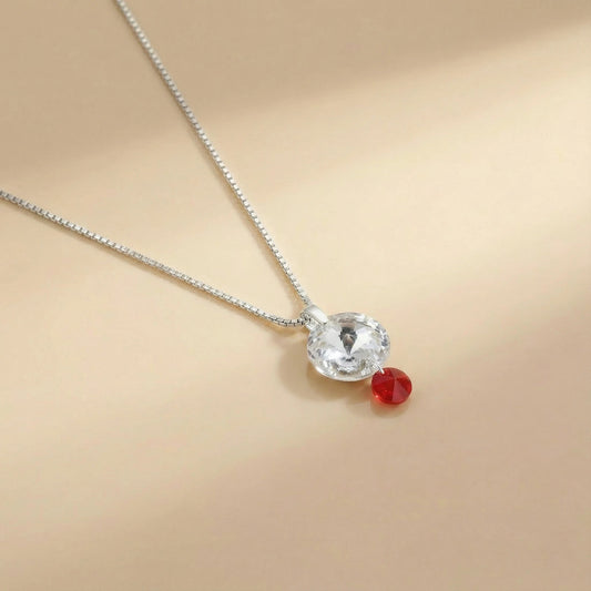 Collar Te Amo Plata - Joyas Gloss Crystal