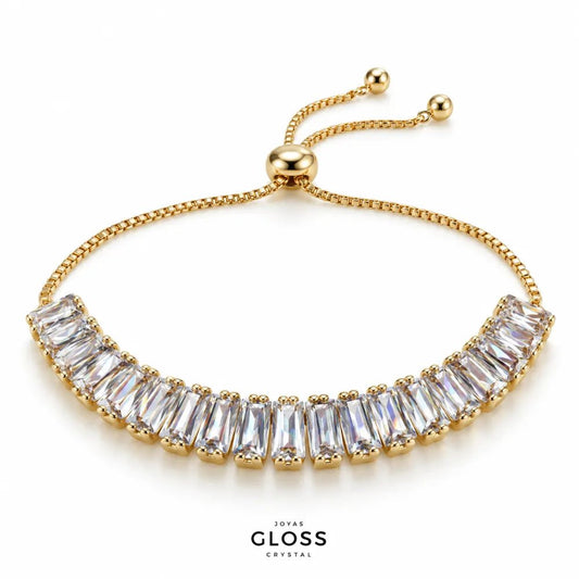 Pulsera Isola Oro 18k - Joyas Gloss Crystal