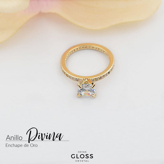Anillo Divina - Joyas Gloss Crystal