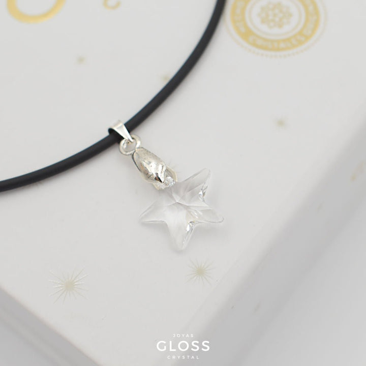 Collar Chocker Estrella - Joyas Gloss Crystal