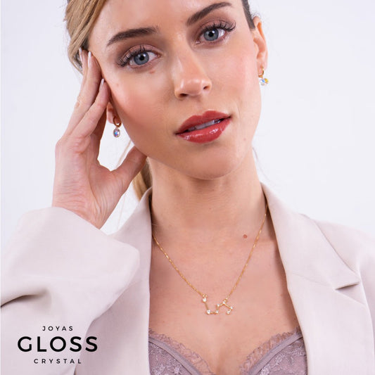 Collar Constelación Leo - Joyas Gloss Crystal