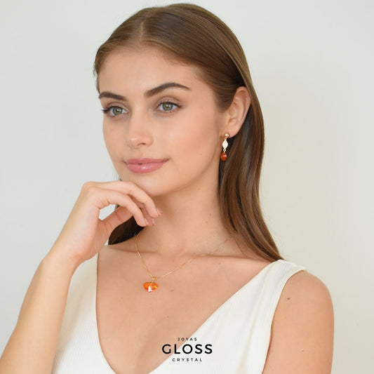 Collar Crazy Heart - Joyas Gloss Crystal