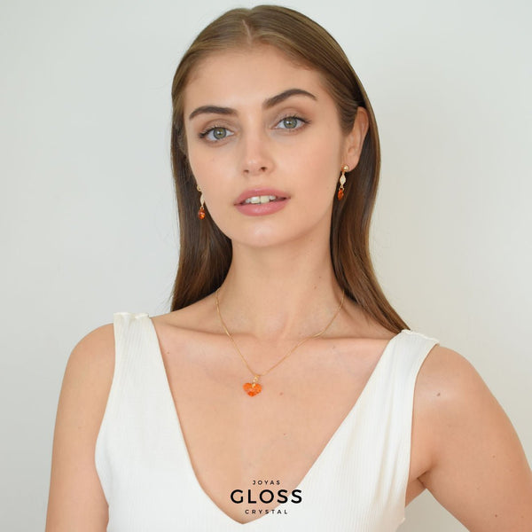 Collar Crazy Heart - Joyas Gloss Crystal
