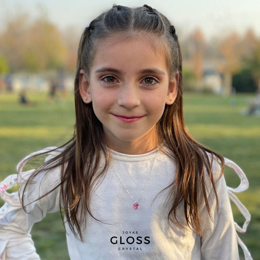 Collar Soy una Niña Brillante - Joyas Gloss Crystal