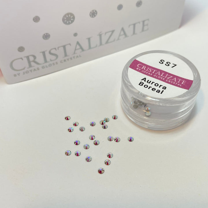 Cristal Para Uñas - Aurora Boreal - Joyas Gloss Crystal