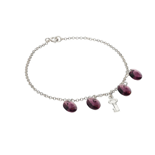 Pulsera Trabajo Cristal Genuino - Joyas Gloss Crystal