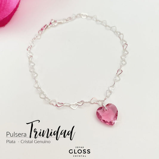 Pulsera Trinidad Cristal Genuino - Joyas Gloss Crystal