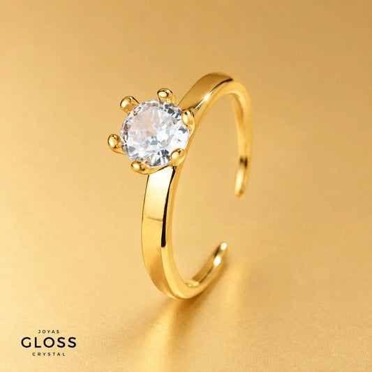 Anillo Gloss Ajustable Oro 18k