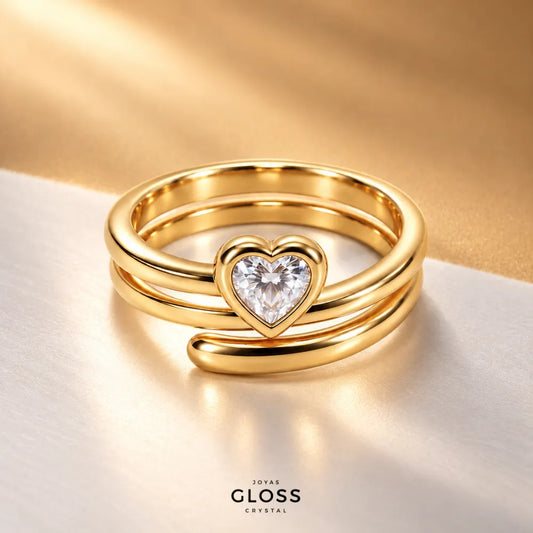 Anillo Golden Pearl Oro 18k