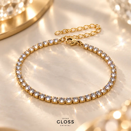 Pulsera Luna de Oro 18k