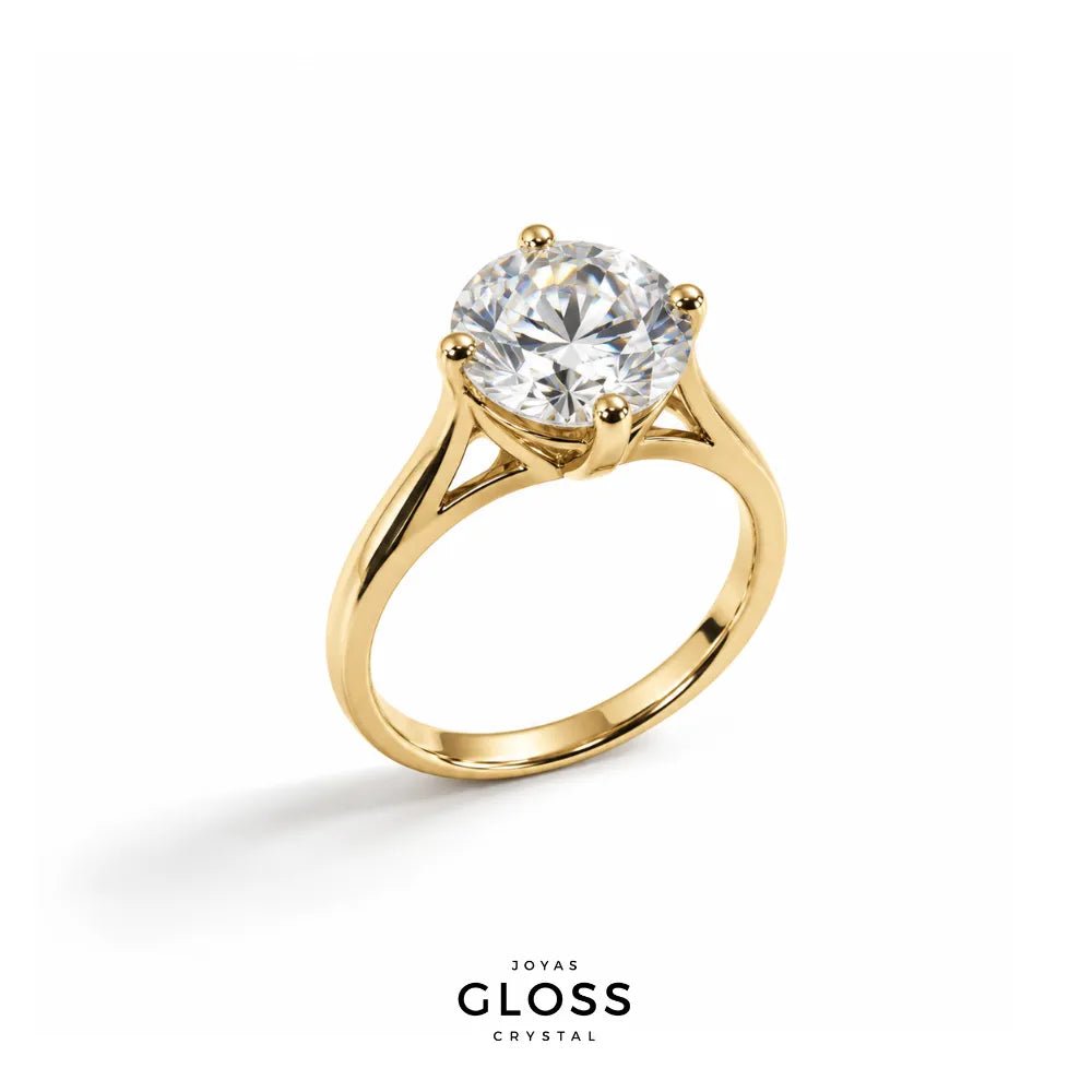 Anillo Compromiso Alma Oro 18k - Joyas Gloss Crystal