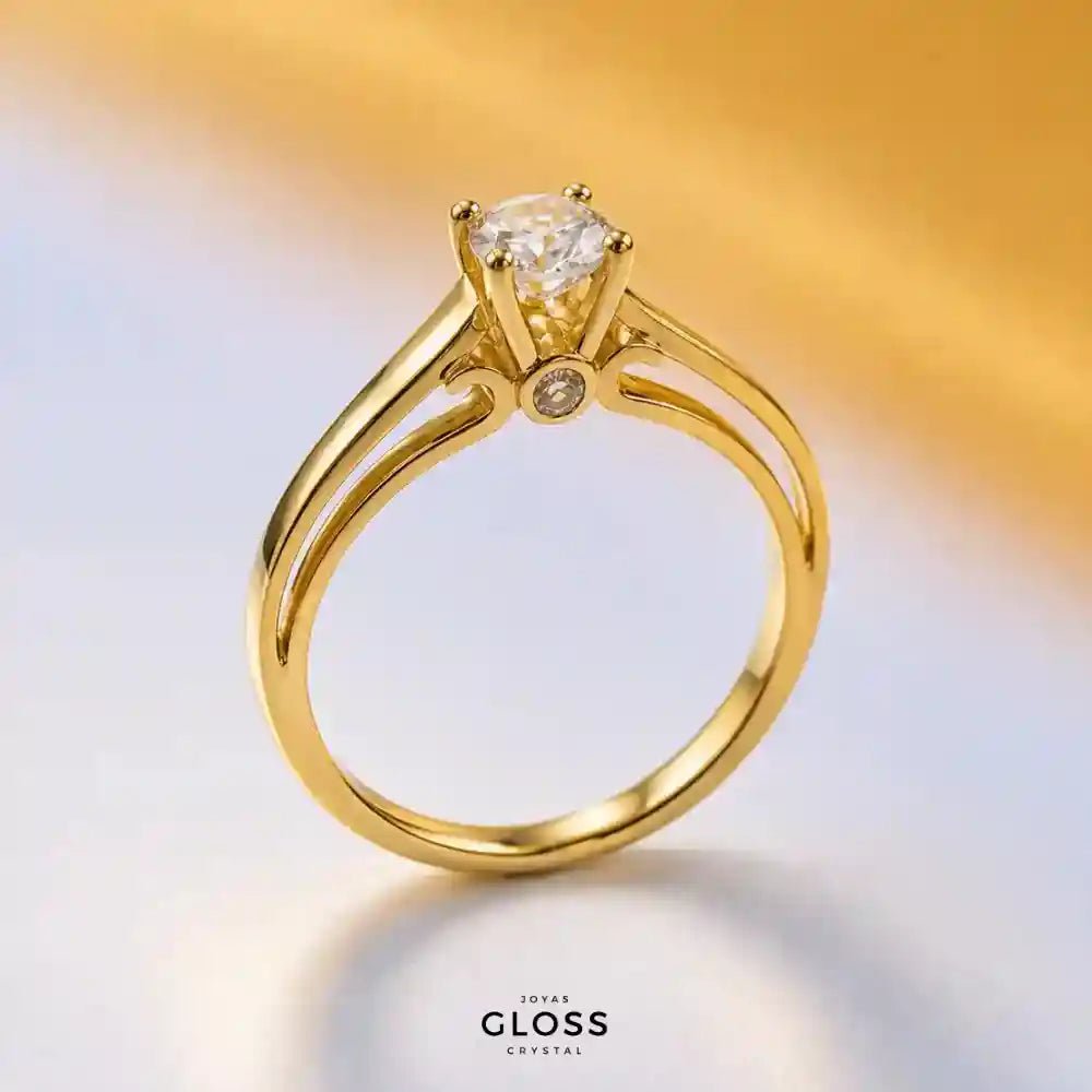 Anillo Compromiso Francisca Baño Oro 18k - Joyas Gloss Crystal