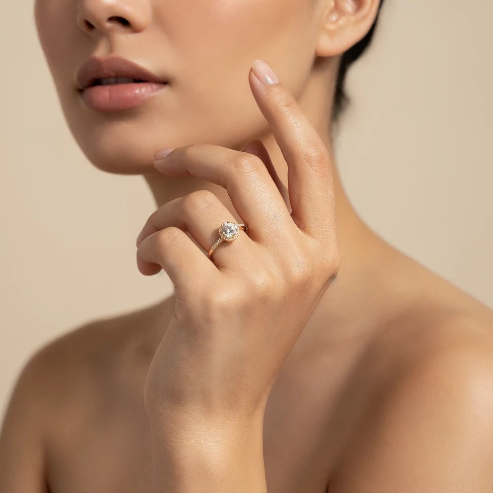 Anillo Condesa baño oro 18k - Joyas Gloss Crystal