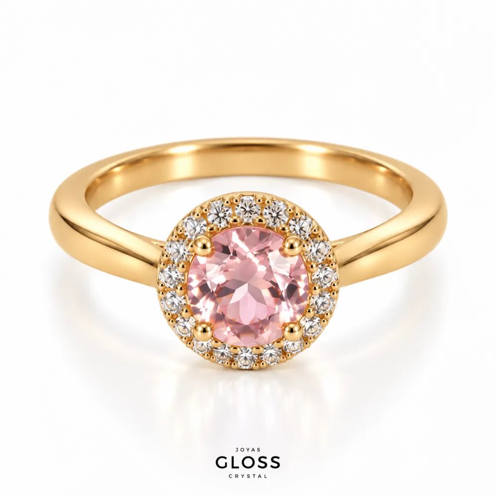 Anillo Golden Rose Oro 18k - Joyas Gloss Crystal