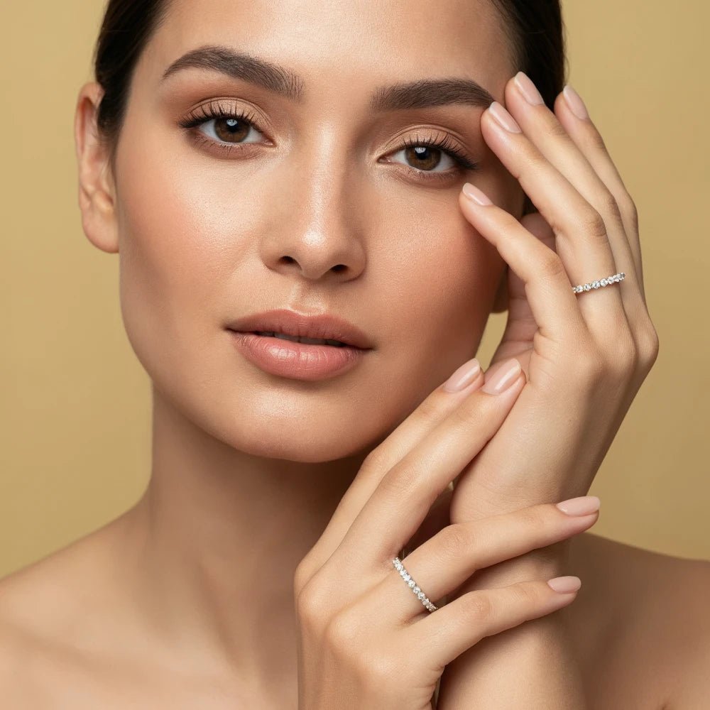 Anillo Imperial Circones Plata 925 - Joyas Gloss Crystal