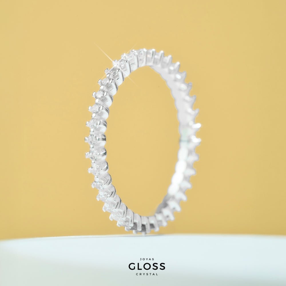 Anillo Imperial Circones Plata 925 - Joyas Gloss Crystal