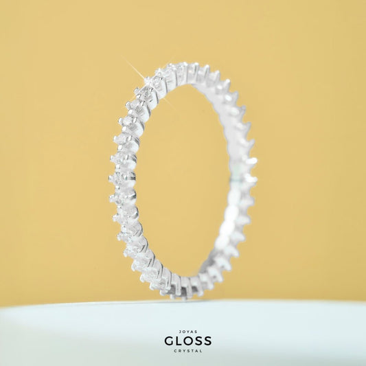 Anillo Imperial Circones Plata 925 - Joyas Gloss Crystal