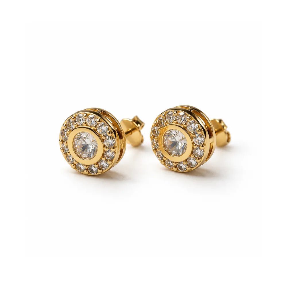 Aros Amalfi Oro 18k - Joyas Gloss Crystal