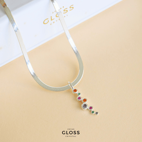 Collar Amatista Plata - Joyas Gloss Crystal