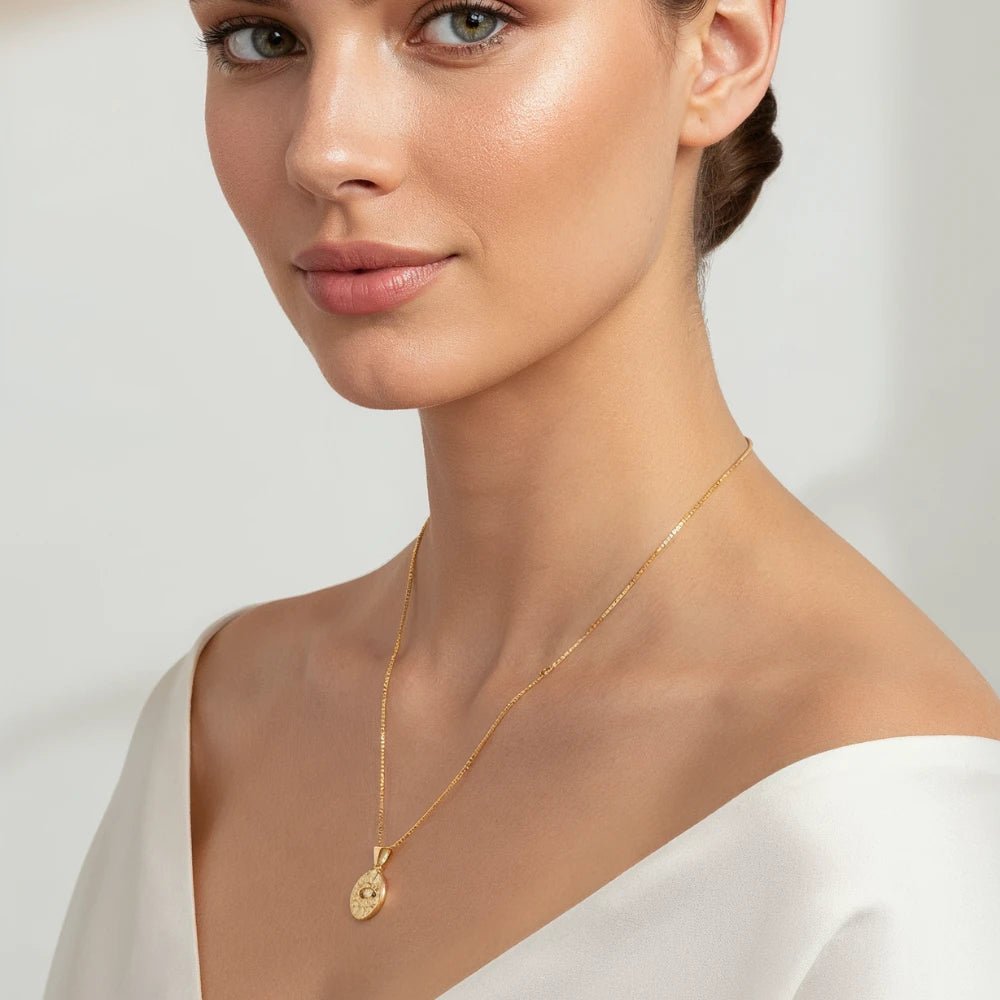 Collar Astra enchape de Oro 18k - Joyas Gloss Crystal