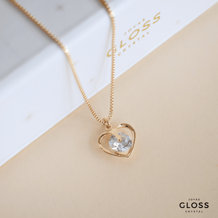 Collar Bella Oro - Joyas Gloss Crystal