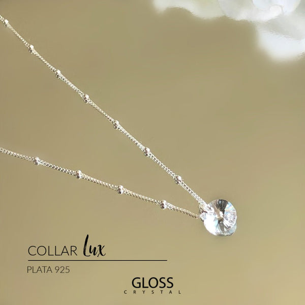 Collar Lux Cristales Genuinos - Joyas Gloss Crystal