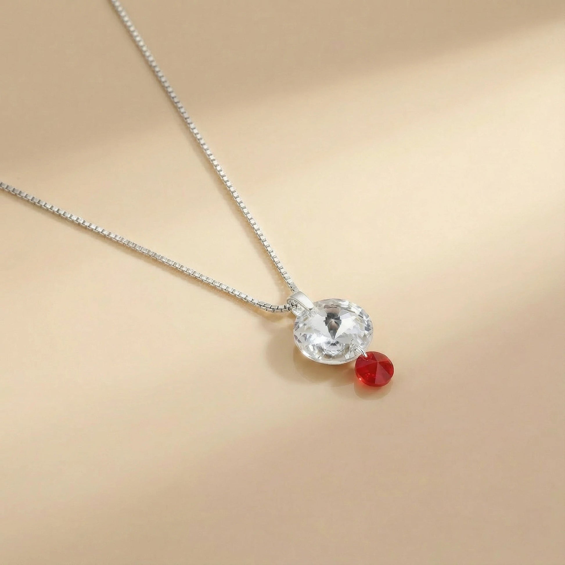 Collar Te Amo Plata - Joyas Gloss Crystal