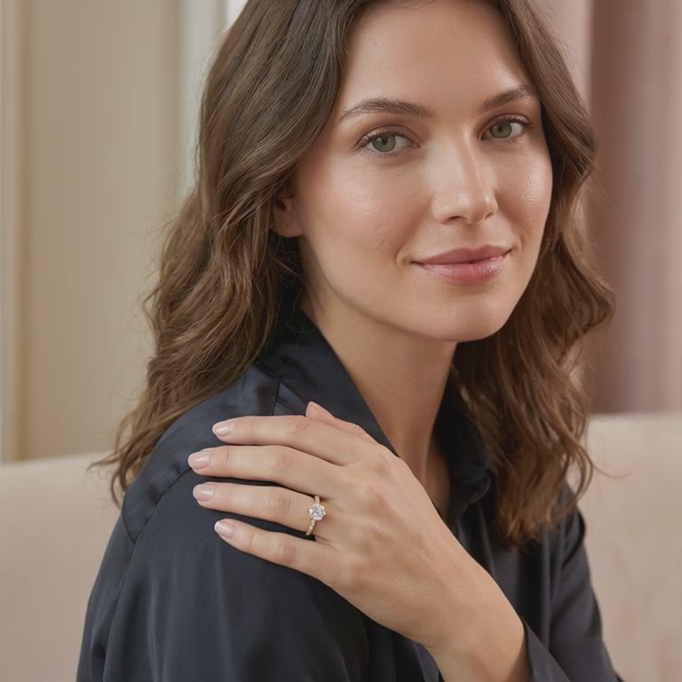 Anillo Gloss Night Ajustable Baño Oro 18k