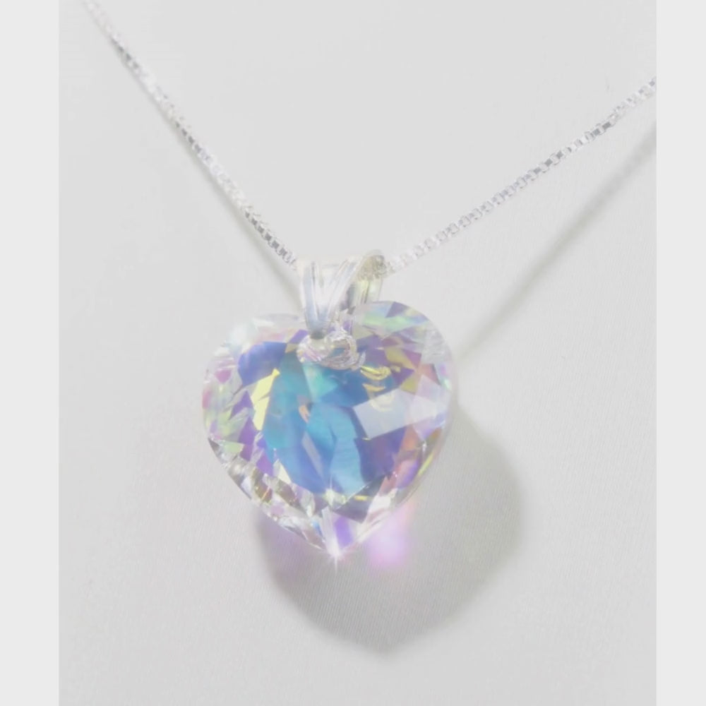 Collar Corazón Titanic Rojo Baño de Oro 18k