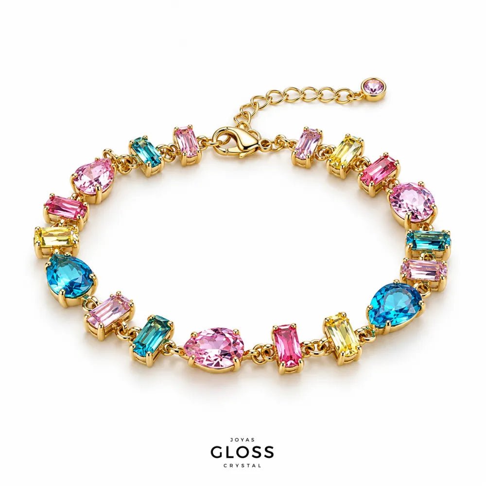 Pulsera Bellísima Oro 18k - Joyas Gloss Crystal