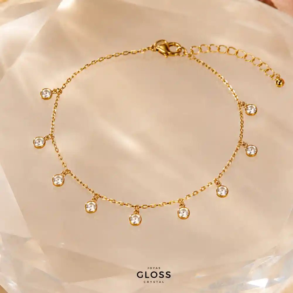 Pulsera Galaxy Baño de Oro 18k - Joyas Gloss Crystal