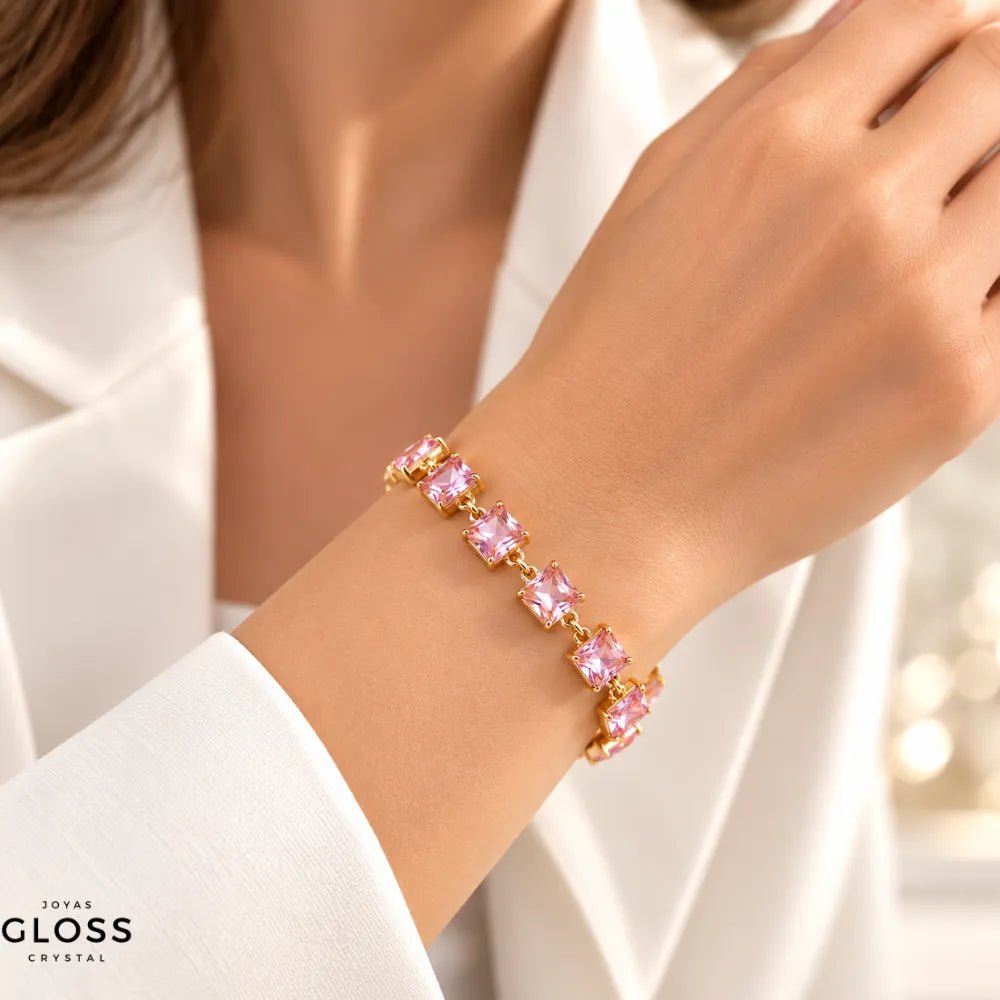 Pulsera Sirena Oro 18k - Joyas Gloss Crystal