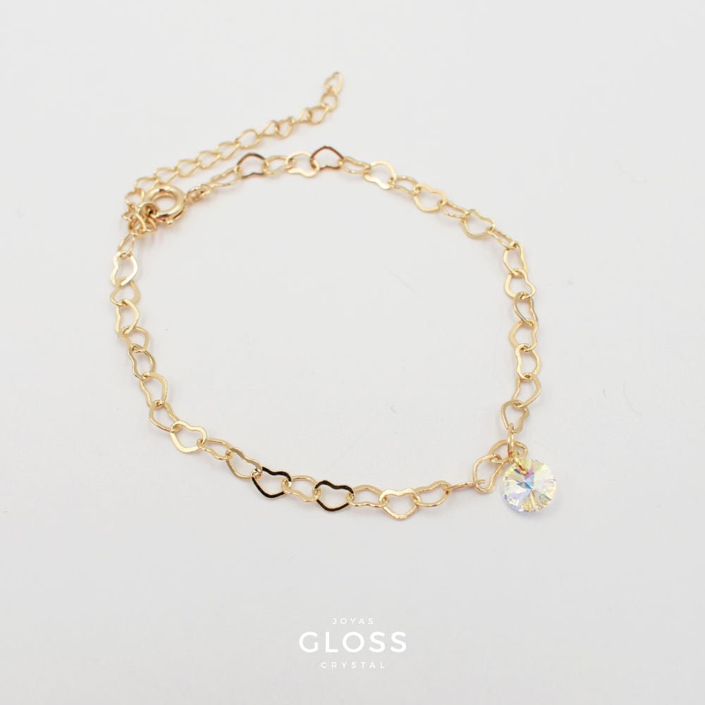 Pulsera Sofia Oro - Joyas Gloss Crystal