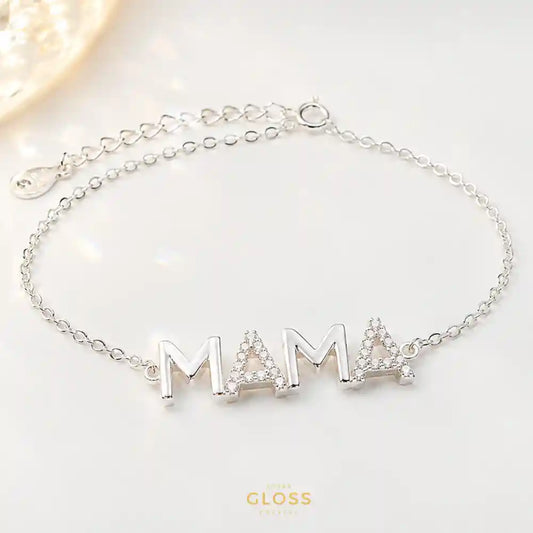 Pulsera Plata 925 Mamá Circones