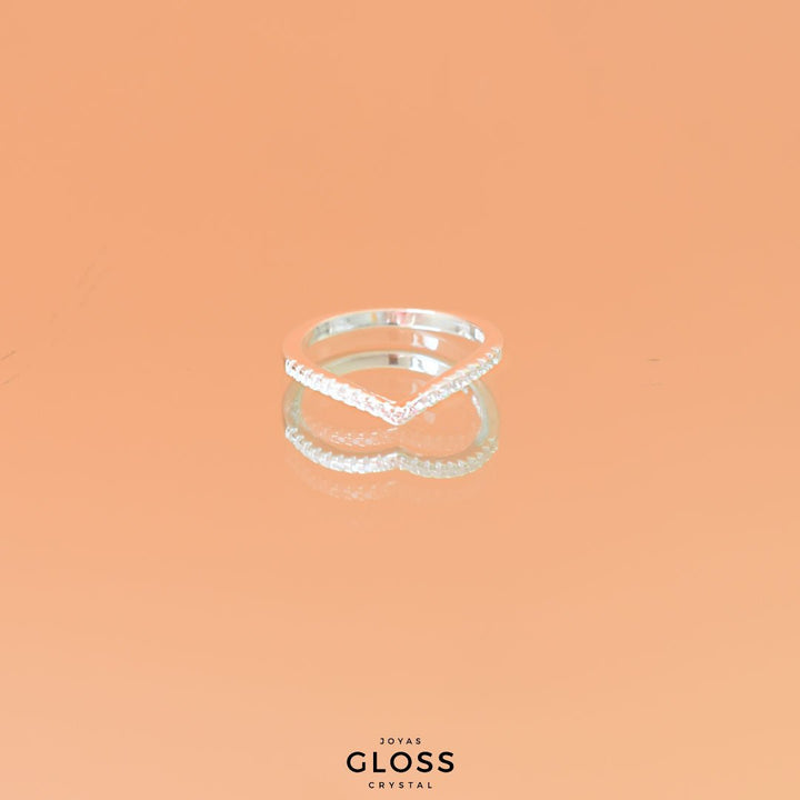 Anillo Alianza Griega Plata - Joyas Gloss Crystal