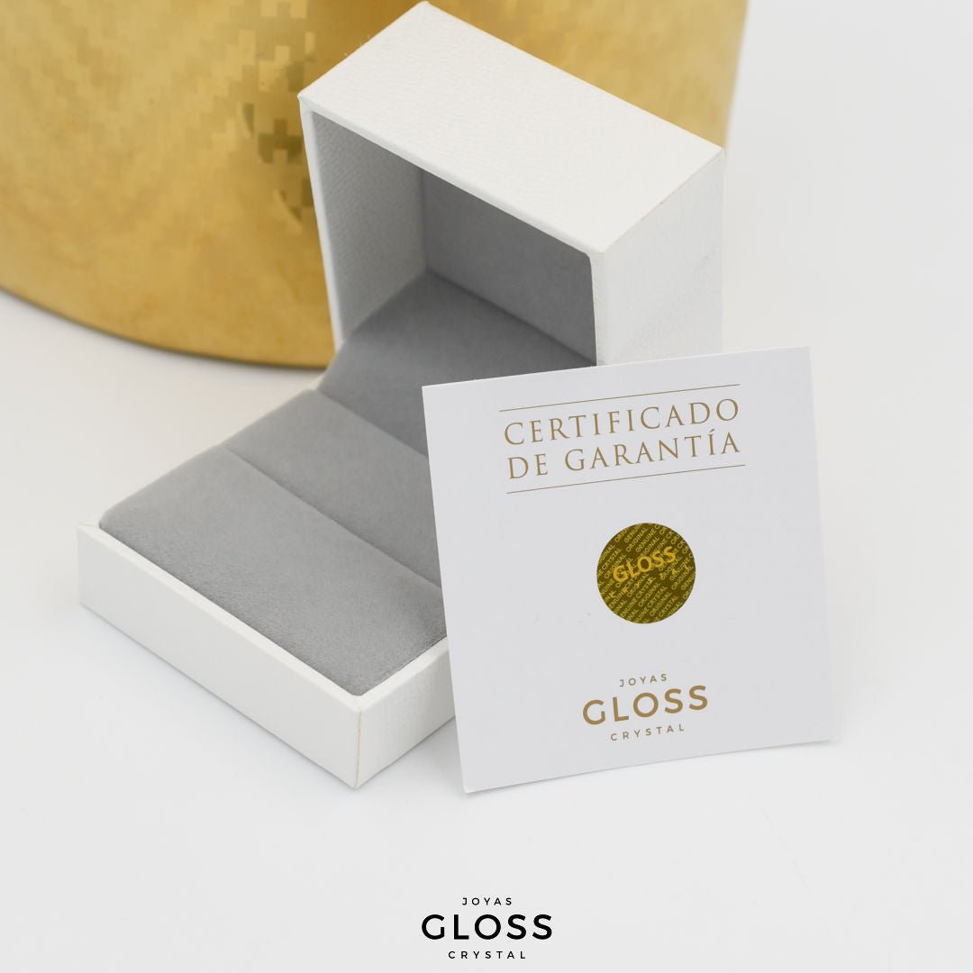 Anillo Triple Cintillo enchape Oro 18k - Joyas Gloss Crystal