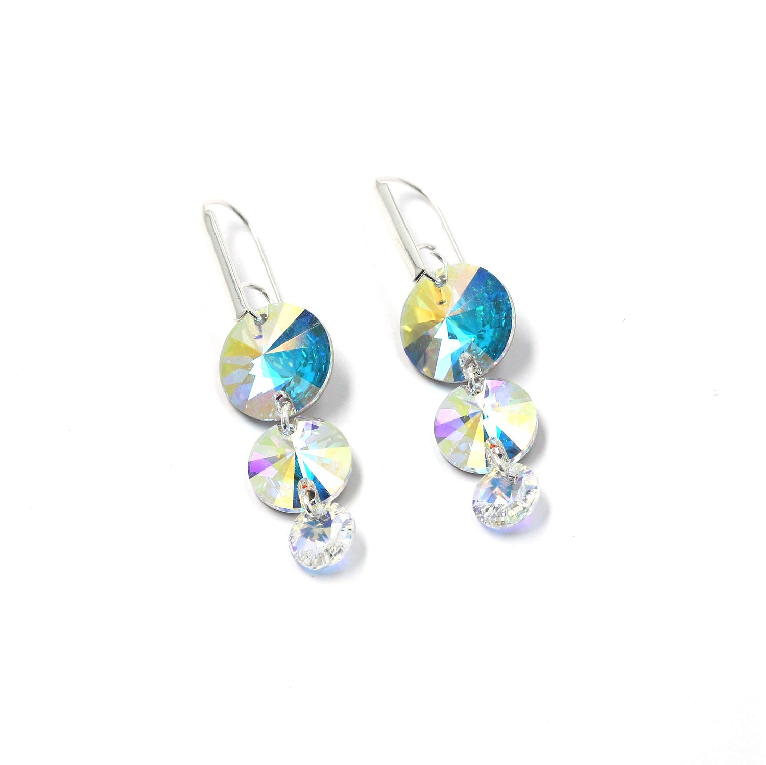 Aros Fantasy Cristal Genuino - Joyas Gloss Crystal