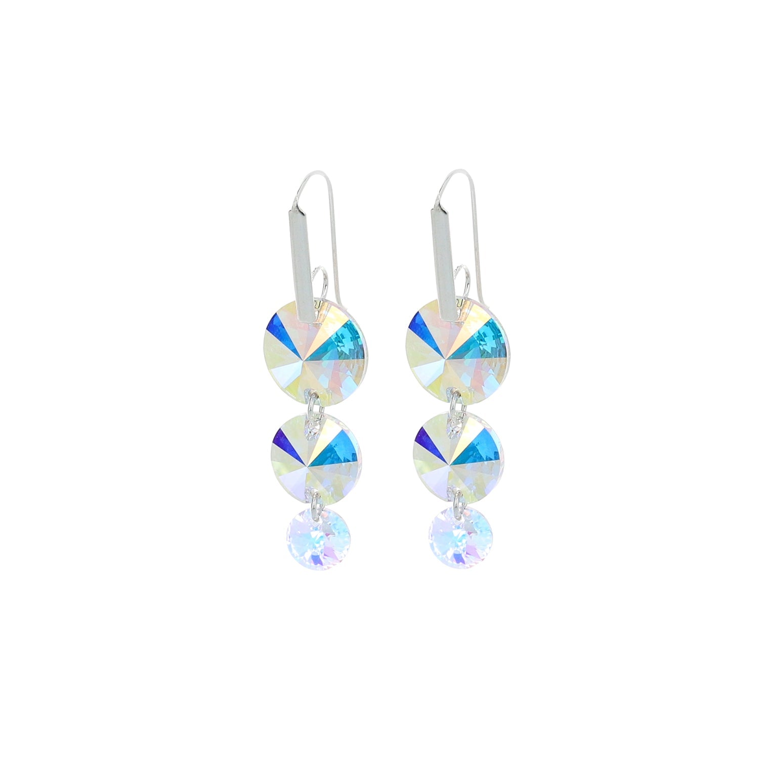 Aros Fantasy Cristal Genuino - Joyas Gloss Crystal