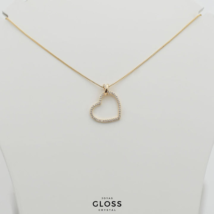 Collar Amar Oro - Joyas Gloss Crystal