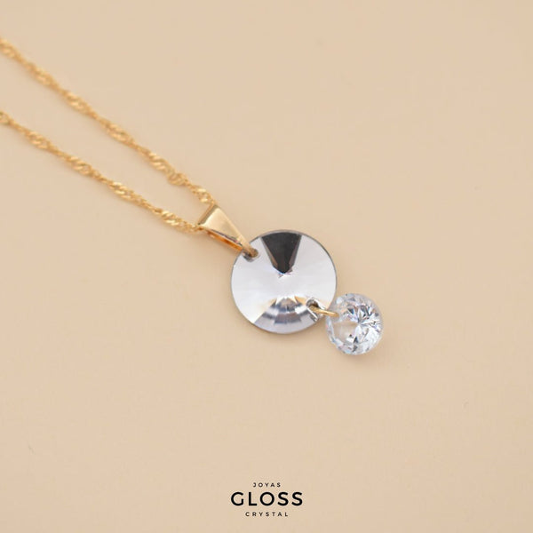 Collar Atenea Baño de Oro - Joyas Gloss Crystal