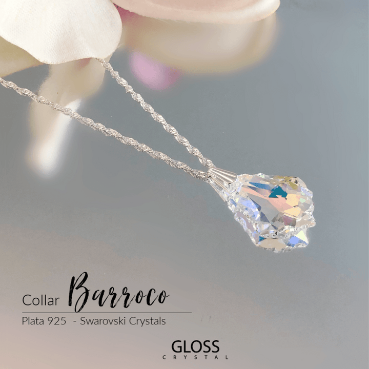 Collar Barroco Cristal Genuino - Joyas Gloss Crystal