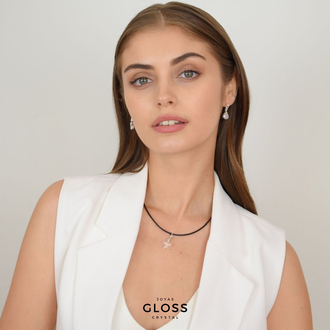 Collar Chocker Estrella - Joyas Gloss Crystal