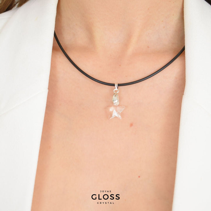 Collar Chocker Estrella - Joyas Gloss Crystal
